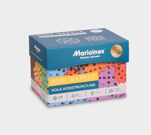 Klocki Midi Koła Konstrukcyjne 120 el. Marioinex Klocki Midi Koła Konstrukcyjne 120 el. Marioinex
