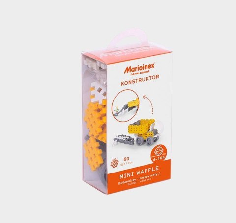 Klocki Mini Waffle Budowniczy mały 60 el. Marioinex Klocki Mini Waffle Budowniczy mały 60 el. Marioinex