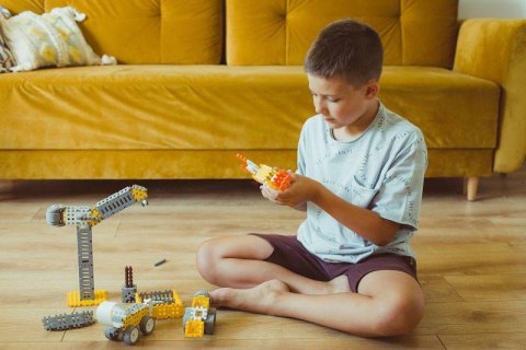 Klocki Mini Waffle Budowniczy średni 90 el. Marioinex Klocki Mini Waffle Budowniczy średni 90 el. Marioinex