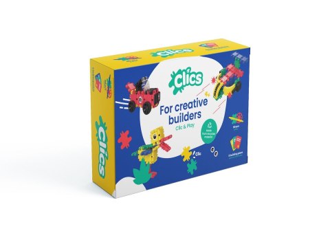 Clics Box 5w1 69 el. - Klocki konstrukcyjne Clics & Clicformers Clics Box 5w1 69 el. - Klocki konstrukcyjne Clics & Clicformers