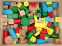 Klocki Magnetyczne WABI Zestaw Edukacyjny 120 el. + tacka magnetyczna WABI Pad Klocki.edu.pl