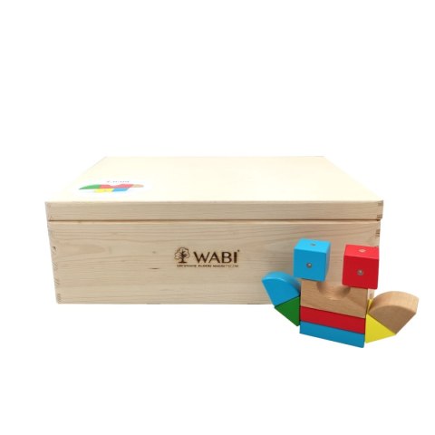 Klocki Magnetyczne WABI Zestaw Edukacyjny 120 el. + tacka magnetyczna WABI Pad Klocki.edu.pl Klocki Magnetyczne WABI Zestaw Edukacyjny 120 el. + tacka magnetyczna WABI Pad Klocki.edu.pl