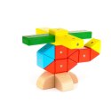 Klocki Magnetyczne WABI Zestaw Edukacyjny 120 el. + tacka magnetyczna WABI Pad Klocki.edu.pl