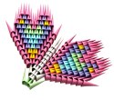 Klocki Meli Gami Pink 250 Meli
