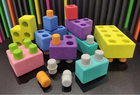 Piankowe klocki Tetris - 45 el. Klocki.edu.pl Piankowe klocki Tetris - 45 el. Klocki.edu.pl
