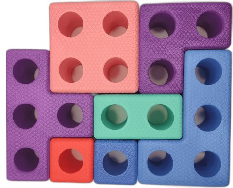 Piankowe klocki Tetris - 45 el. Klocki.edu.pl Piankowe klocki Tetris - 45 el. Klocki.edu.pl