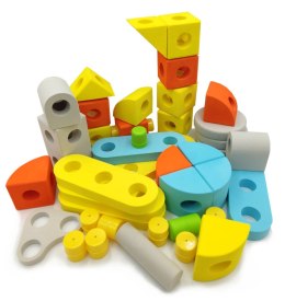 Piankowe klocki konstrukcyjne Gear Joy - Zwierzęta - 49 el. Klocki.edu.pl