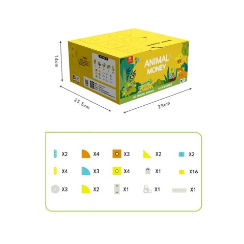 Piankowe klocki konstrukcyjne Gear Joy - Zwierzęta - 49 el. Klocki.edu.pl Piankowe klocki konstrukcyjne Gear Joy - Zwierzęta - 49 el. Klocki.edu.pl