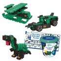 Clics Wiaderko 6w1 140 el. - Klocki konstrukcyjne - Dinozaury Clics & Clicformers