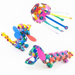 Klocki magnetyczne Clixo - Super Rainbow Pack - 60 el. Clixo
