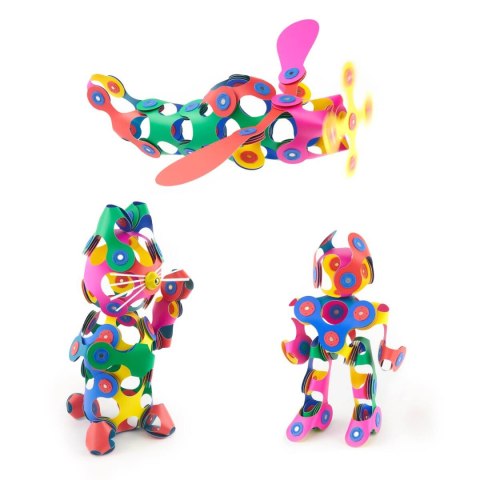Klocki magnetyczne Clixo - Super Rainbow Pack - 60 el. Clixo Klocki magnetyczne Clixo - Super Rainbow Pack - 60 el. Clixo