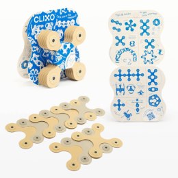 Klocki przestrzenne Clixo - Designer Pack - beżowo-szary - 9 el. Clixo