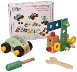 Drewniany zestaw małego konstruktora Adam Toys