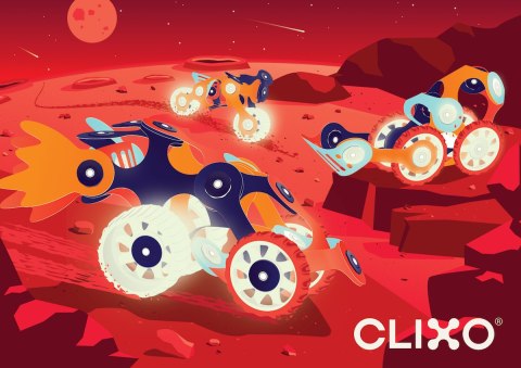 Klocki przestrzenne Clixo - Mars Rovers Clixo Klocki przestrzenne Clixo - Mars Rovers Clixo