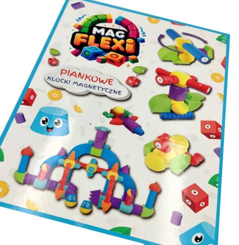 Magnetyczne piankowe klocki - MagFlexi - 100 el. Klocki.edu.pl Magnetyczne piankowe klocki - MagFlexi - 100 el. Klocki.edu.pl
