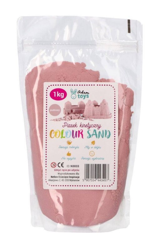 Piasek kinetyczny ColourSand - 1kg - różowy Adam Toys Piasek kinetyczny ColourSand - 1kg - różowy Adam Toys