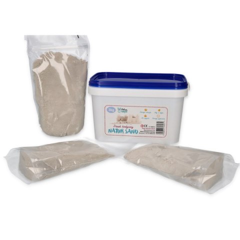 Piasek kinetyczny NaturSand 3kg - beżowy Adam Toys Piasek kinetyczny NaturSand 3kg - beżowy Adam Toys