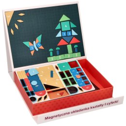 Tablica układanka magnetyczna - Kształty i cyfry Adam Toys