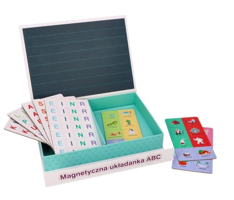 Tablica układanka magnetyczna - Literki ABC Adam Toys Tablica układanka magnetyczna - Literki ABC Adam Toys