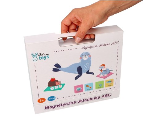 Tablica układanka magnetyczna - Literki ABC Adam Toys Tablica układanka magnetyczna - Literki ABC Adam Toys