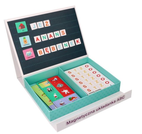 Tablica układanka magnetyczna - Literki ABC Adam Toys Tablica układanka magnetyczna - Literki ABC Adam Toys
