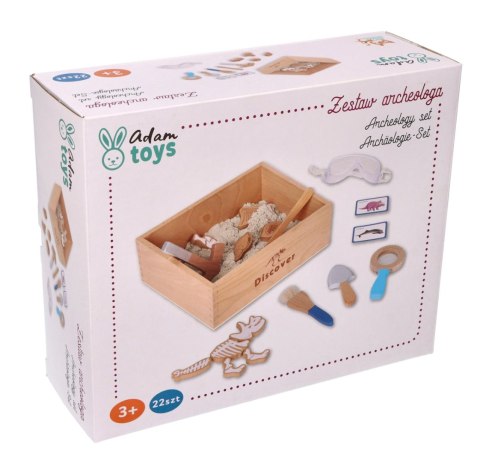 Zestaw małego archeologa - z piaskiem kinetycznym Adam Toys Zestaw małego archeologa - z piaskiem kinetycznym Adam Toys