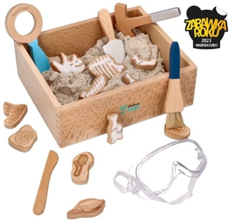 Zestaw małego archeologa - z piaskiem kinetycznym Adam Toys Zestaw małego archeologa - z piaskiem kinetycznym Adam Toys