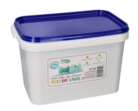 Zestaw - piasek kinetyczny ColorSand 2kg miętowy + foremki i łopatka Adam Toys Zestaw - piasek kinetyczny ColorSand 2kg miętowy + foremki i łopatka Adam Toys