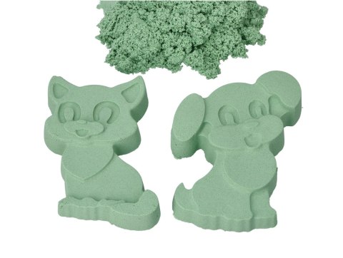 Zestaw - piasek kinetyczny ColorSand 2kg miętowy + foremki i łopatka Adam Toys Zestaw - piasek kinetyczny ColorSand 2kg miętowy + foremki i łopatka Adam Toys