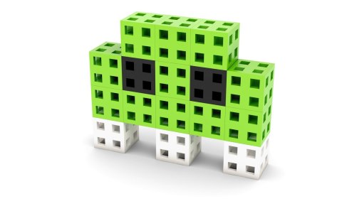 Komplet klocków konstrukcyjnych - Meli Cube 100 Meli Komplet klocków konstrukcyjnych - Meli Cube 100 Meli