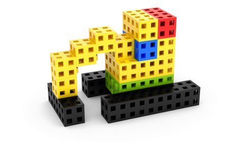 Komplet klocków konstrukcyjnych - Meli Cube 100 Meli Komplet klocków konstrukcyjnych - Meli Cube 100 Meli