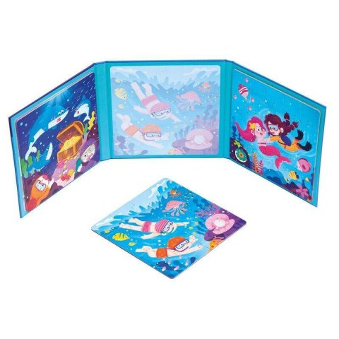 Magnetyczna książeczka puzzle 3w1 - Podwodny świat Bino Magnetyczna książeczka puzzle 3w1 - Podwodny świat Bino