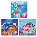 Magnetyczna książeczka puzzle 3w1 - Podwodny świat Bino