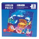 Magnetyczna książeczka puzzle 3w1 - Podwodny świat Bino