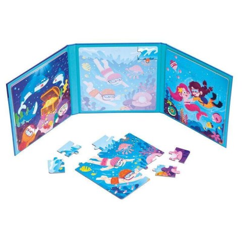 Magnetyczna książeczka puzzle 3w1 - Podwodny świat Bino Magnetyczna książeczka puzzle 3w1 - Podwodny świat Bino