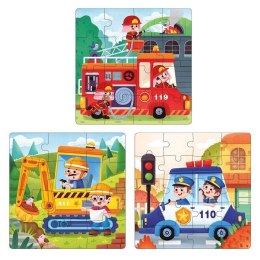 Magnetyczna książeczka puzzle 3w1 - Zawody Bino