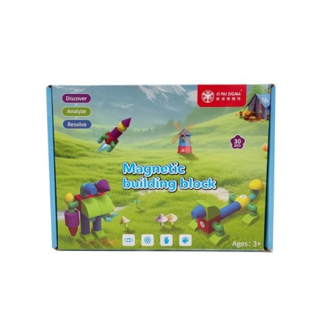 Magnetyczne piankowe klocki - MagFlexi - 30 el. Klocki.edu.pl Magnetyczne piankowe klocki - MagFlexi - 30 el. Klocki.edu.pl
