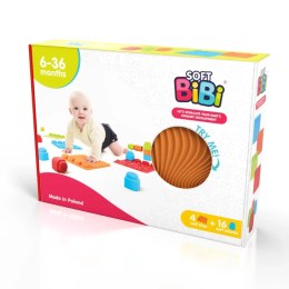 Maty sensoryczne z klockami Soft BiBi 20 el. Meli