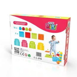 Maty sensoryczne z klockami Soft BiBi 20 el. Meli