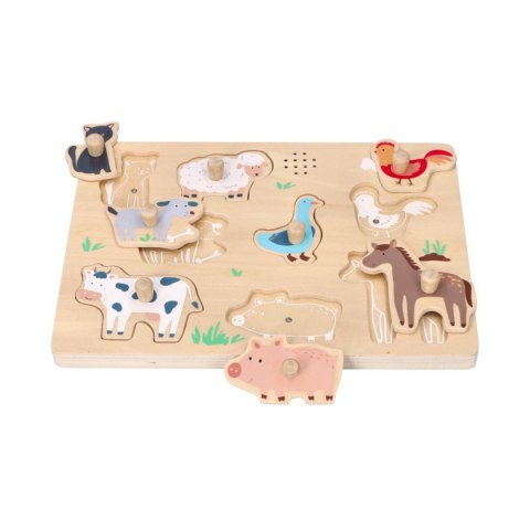 Puzzle dźwiękowe - Farma Nefere