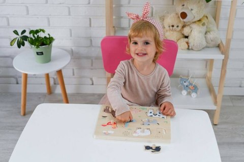 Puzzle dźwiękowe - Farma Nefere