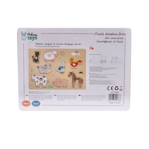 Puzzle dźwiękowe - Farma Nefere