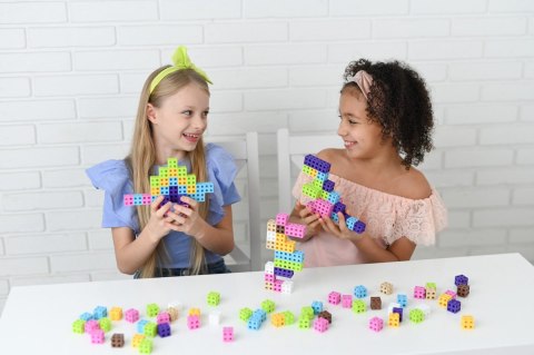Zestaw klocków - Meli Cube Pink 200 el. Meli Zestaw klocków - Meli Cube Pink 200 el. Meli