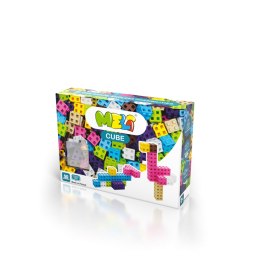 Zestaw klocków konstrukcyjnych - Meli Cube Pink 50 el. Meli