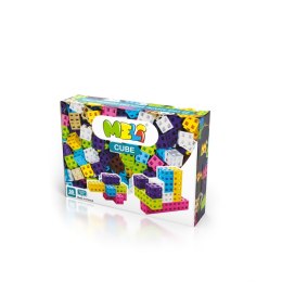 Zestaw klocków konstrukcyjnych - Meli Cube Pink 50 el. Meli