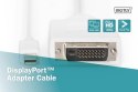 Kabel adapter Displayport 1080p 60Hz FHD Typ miniDP/DVI-D (24+1) M/M biały 2m