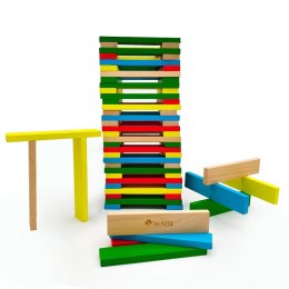 Klocki drewniane WABI Planks 12 cm - 200 szt. Wabi