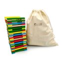 Klocki drewniane WABI Planks 12 cm - 200 szt. Wabi