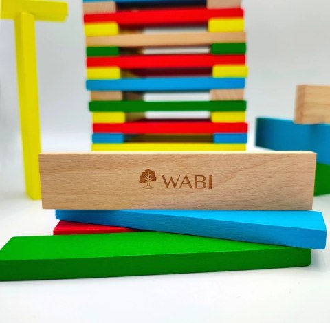 Klocki drewniane WABI Planks 12 cm - 200 szt. Wabi Klocki drewniane WABI Planks 12 cm - 200 szt. Wabi
