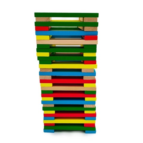 Klocki drewniane WABI Planks 12 cm - 200 szt. Wabi Klocki drewniane WABI Planks 12 cm - 200 szt. Wabi